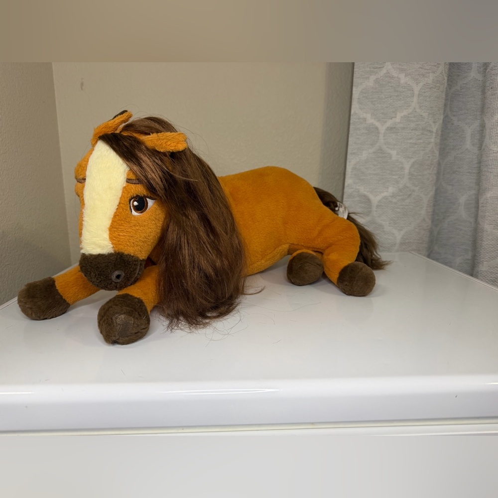 DreamWorks Spirit Riding Free Plush Horse 2019 Brown Pony Toy